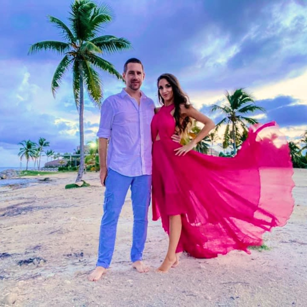 Formal high low dress with cutouts